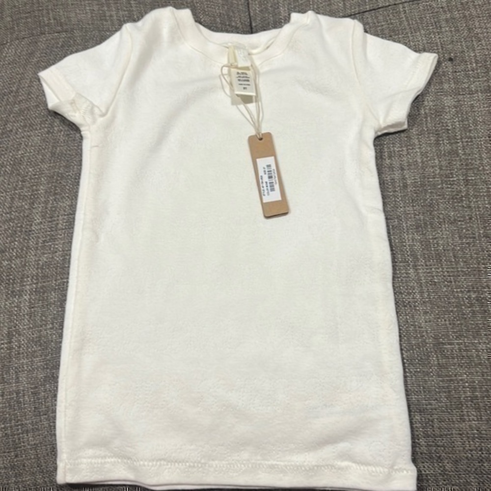 Skims Kids T-shirt Lace Pointelle